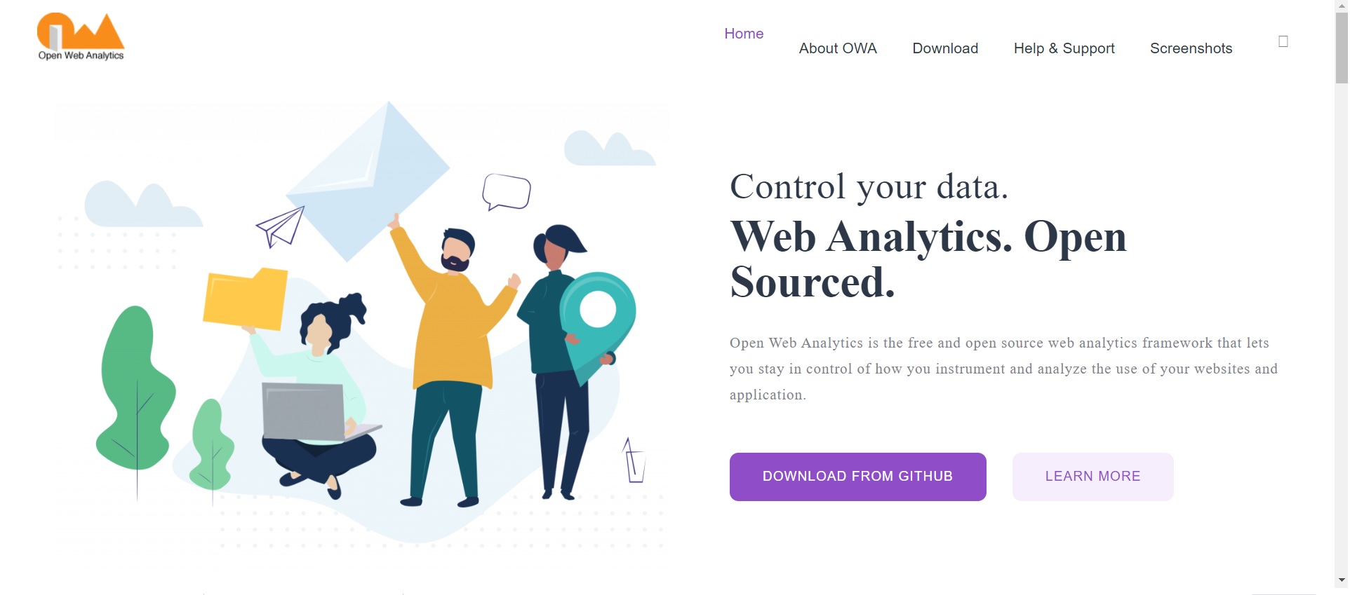 سرویس Open Web Analytics