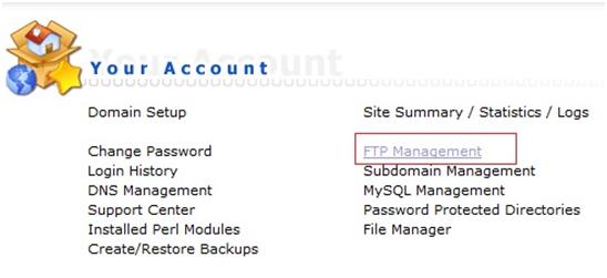 ایجاد اکانت FTP در دایرکت ادمین