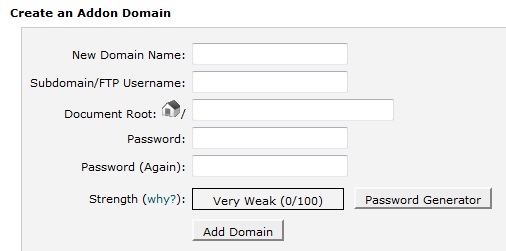  روش ایجاد Addon Domain در سی پنل 