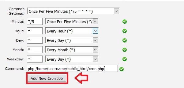 کرون جاب آموزش ایجاد کرون جاب در کنترل پنل Cpanel