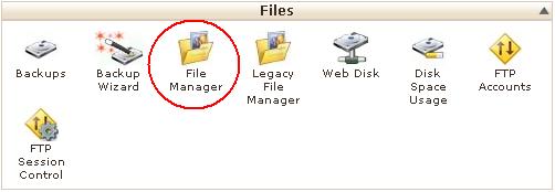 آپلود فایل توسط File Manager در سی پنل